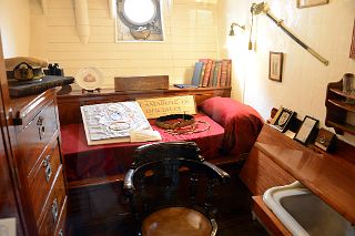 16 Officer Cabin Camartoe de Oficiales ARA Presidente Sarmiento Museum Ship Across From Puerto Madero Buenos Aires